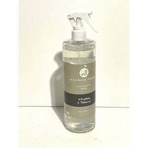 Northern Lights Linen And Room Spray,  Whiskey & Tobacco 16 Fl Oz